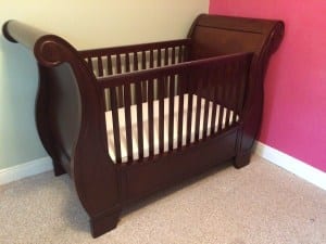 Pottery barn on sale larkin sleigh crib