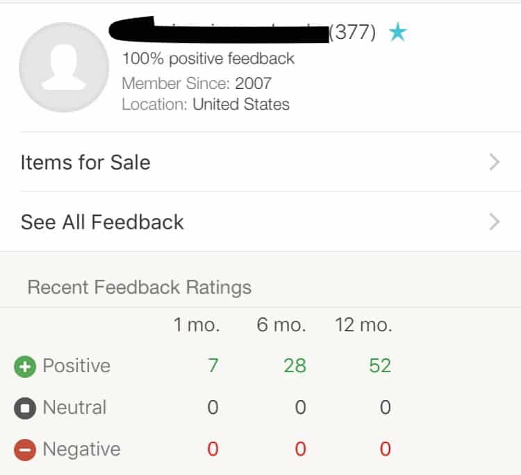 ebay negative feedback examples