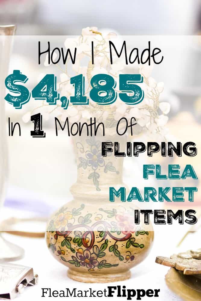 March Income Report - $4,185 profit for the month. Who else loves flea markets and thrift stores like I do?