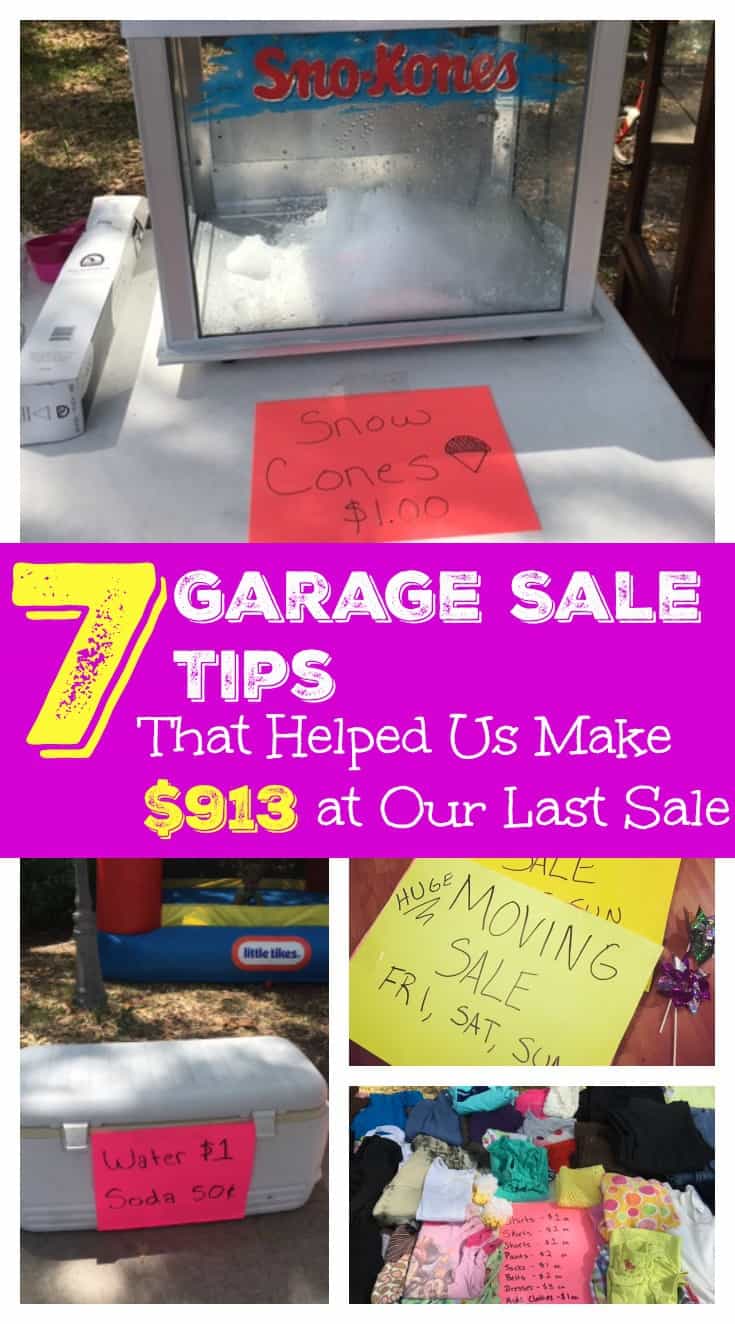 Garage Sale Tips 7 Tips To Help You Make More Money At Your Next Sale