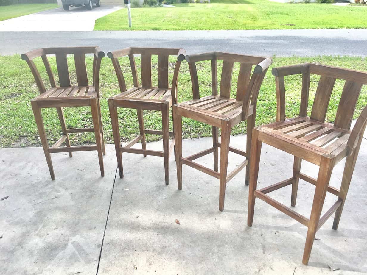 restore teak wood