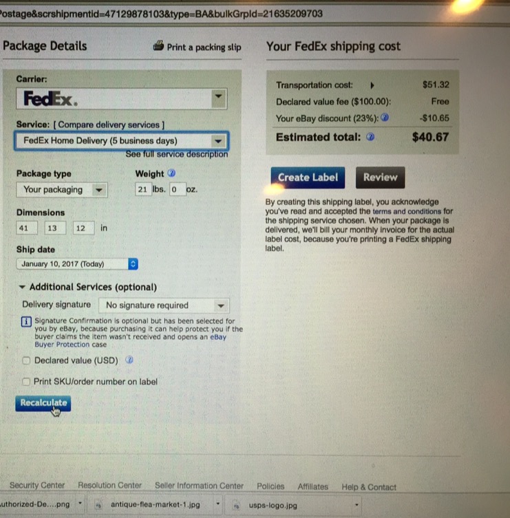 How To Print A Return Shipping Label On Ebay - 1stadenium