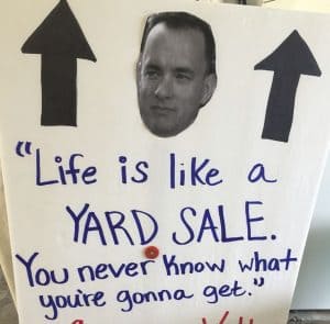 funny yard sale signs