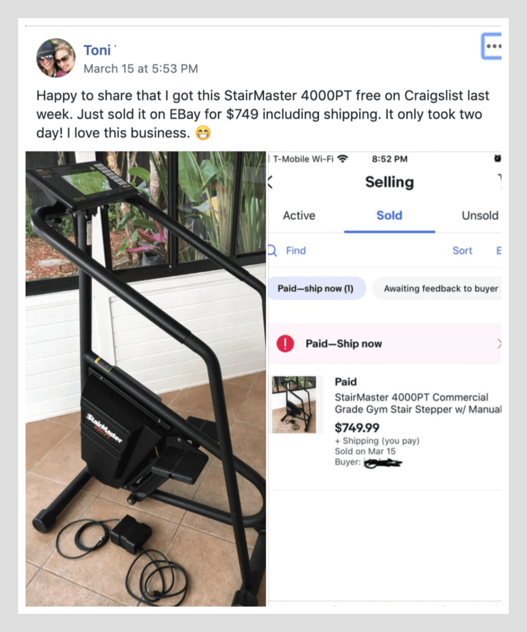 Stairmaster 4000pt discount for sale craigslist