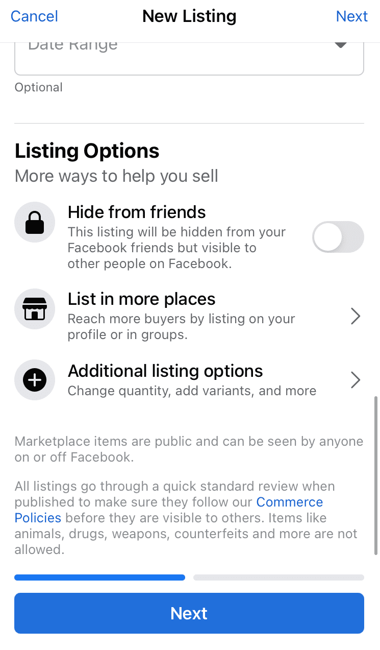 Marketplace-Facebook Buy and Sell Items Locally or Shipped