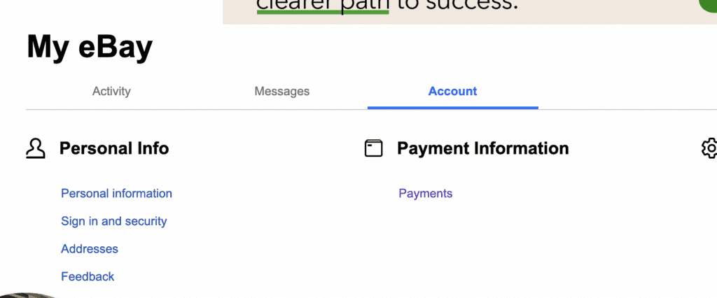 best bank account for ebay managed payments
