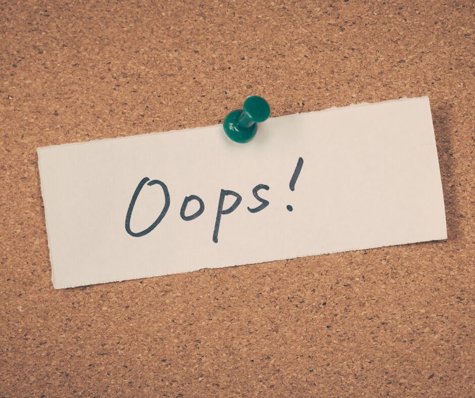 A Mistake That Almost Cost Us $1,000